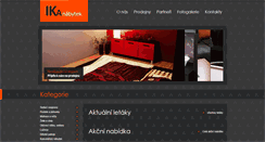 Desktop Screenshot of ika-nabytek.cz